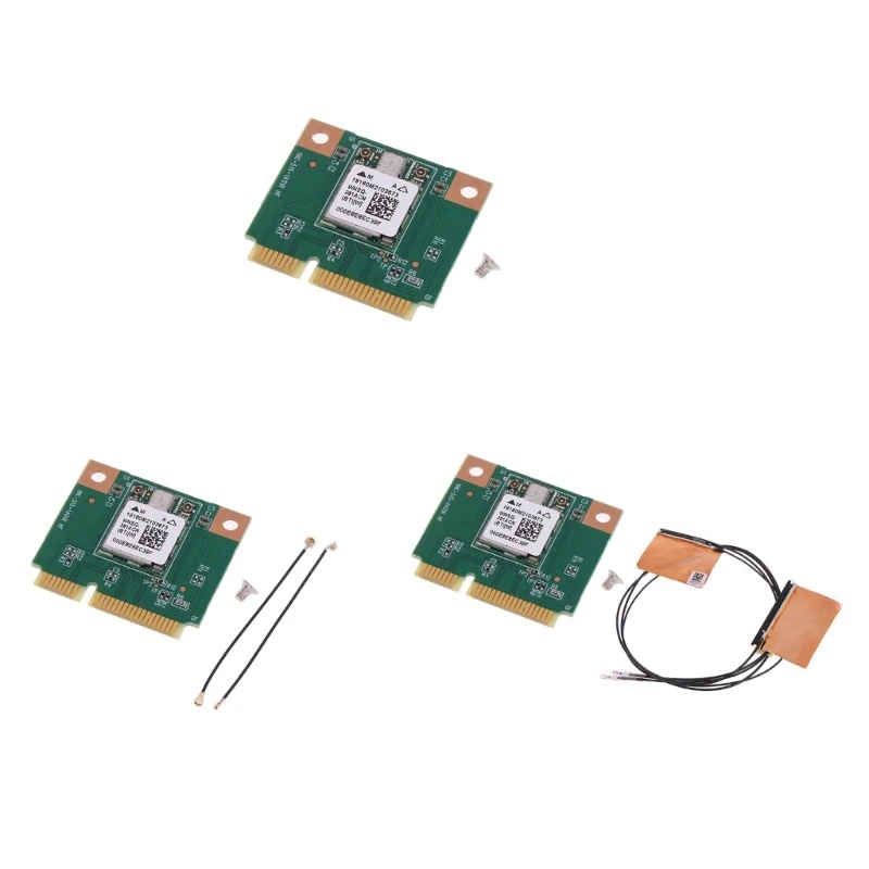 Dual Band Wifi 5 Card 2.4G/5G Adattatore Qca617 Mini Pcie Card Bt4.2 Per Pc Hxbe