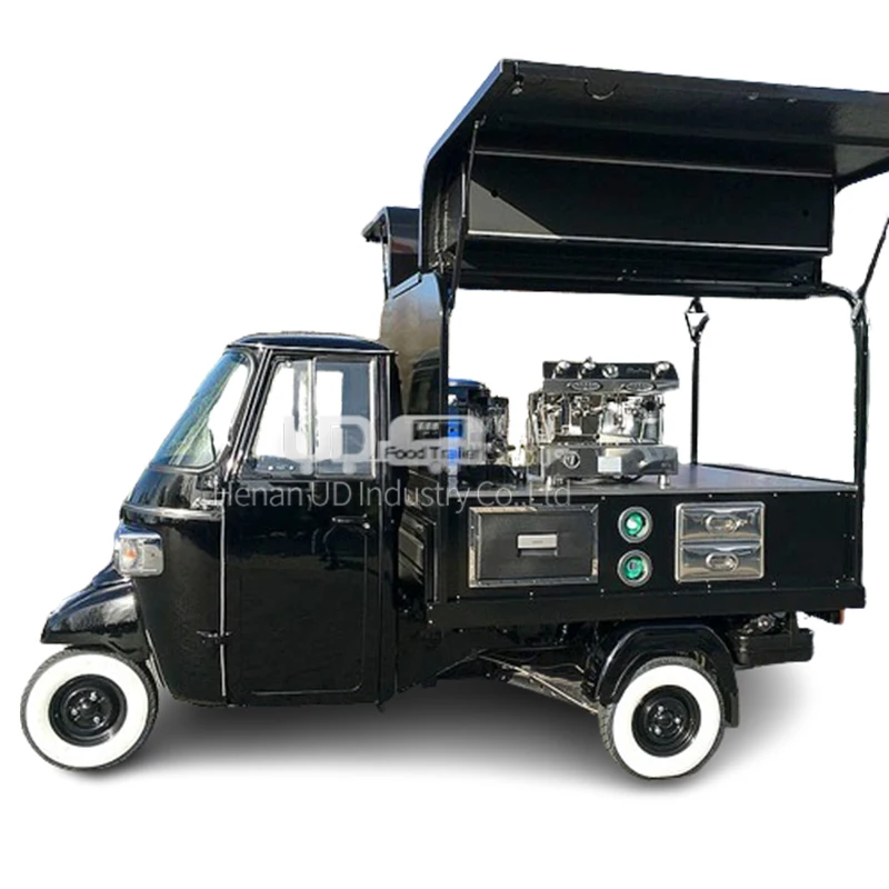 Mobile Bar Camion Triciclo Wine Bar Camion Elettrico Birra Cibo Camion 3 Ruote Tap Carrelli Mobile Bar Station Cocktail Food Shop