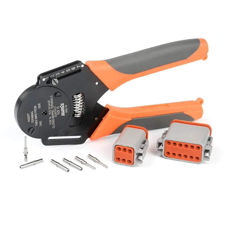 1 Pz Iwd-12/16/20 Crimper Harley Caterpillar Strumento Manuale Per Connettore Deutsch Deutsch Dt,Dtm, Terminale Dtp W2 Pinze 18/16/14 Awg