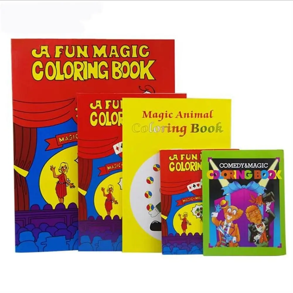 Magic Prop Magic Trick Book Gimmick Puntelli Commedia Magic Magic Coloring Book Mentalism Performance Magic Prop Books Adolescenti Adulti