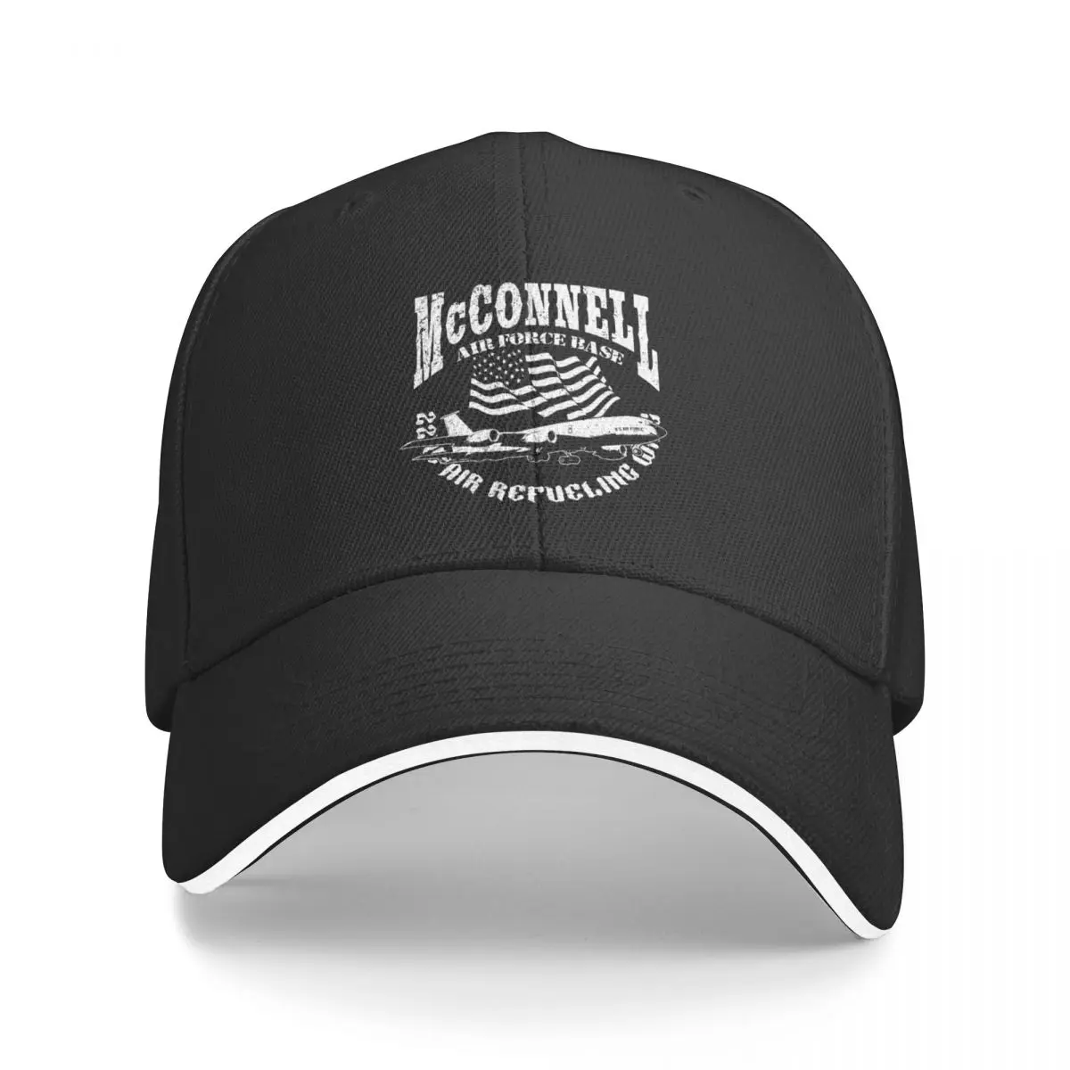 Mcconnell Air Force Base Usaf Lincoln Kansas, Usa Berretto Da Baseball Hip Hop Hood Uomo Donna