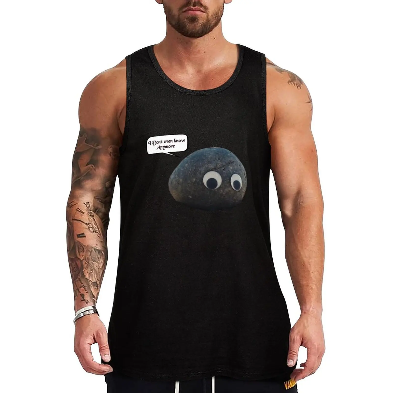 Nuovo Tutto Ovunque Tutto In Una Volta-Rock Tank Top Training Weight Vest Gym For Men Anime Top