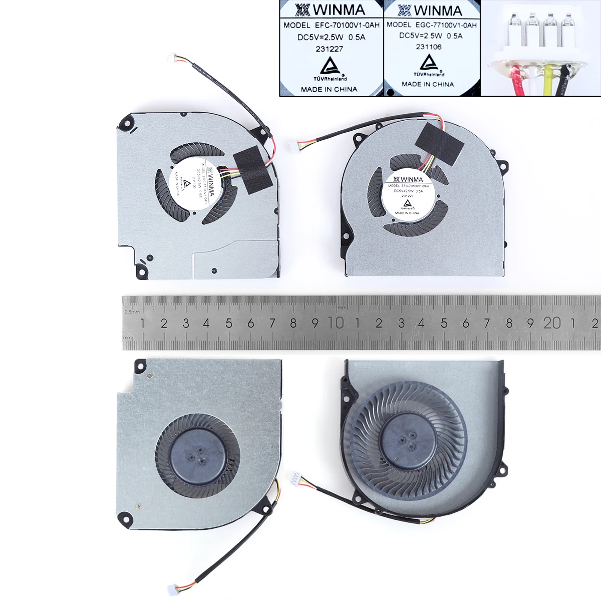 Ventola Di Raffreddamento Per Laptop Per Gigabyte G5 Kd Md Gd Gigabyte G7 Md Gd Aorus 7 Sb Kb Mb Cpu + Gpu