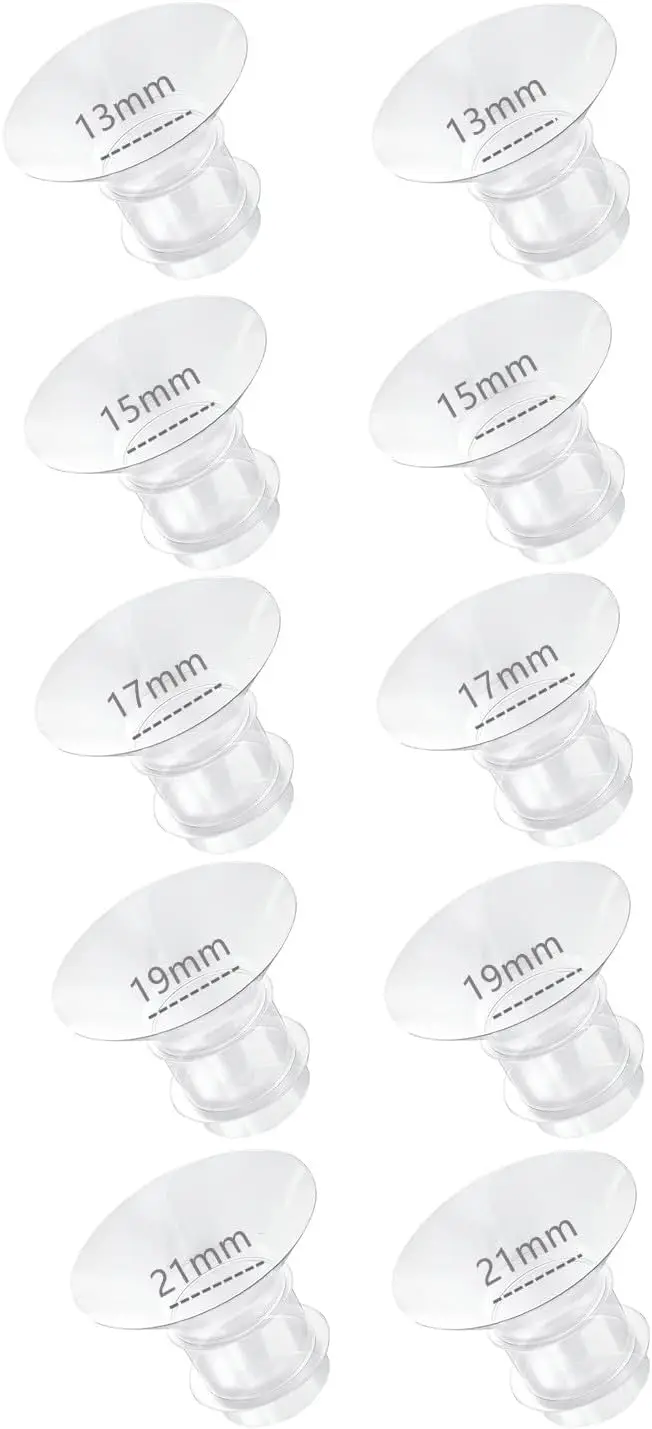 Inserto Flangia 13/15/17/19/21Mm Compatibile Con Medela/Spectra/Ximyra/Youha/Tslete/Momcozy S12/S12Pro Tiralatte Flangia 24Mm