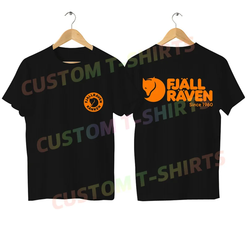 2024 Maglietta Da Uomo Casual Fjallraven Fox Logo T-Shirt Grafica Oversize Sport Top Traspirante Confortevole Streetwear S-3Xl Tee
