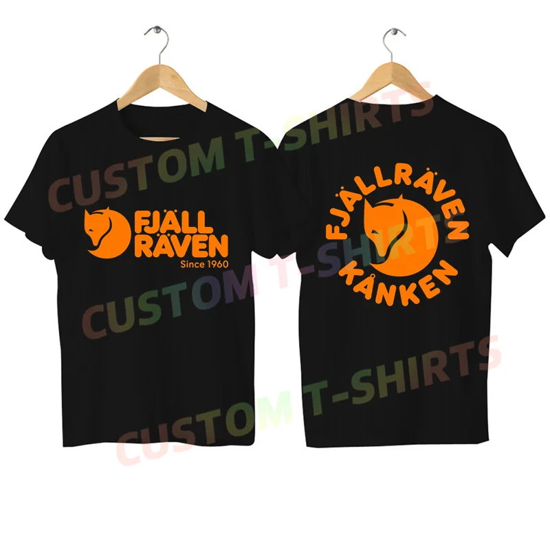 2024 Maglietta Da Uomo Casual Fjallraven Fox Logo T-Shirt Grafica Oversize Sport Top Traspirante Confortevole Streetwear S-3Xl Tee
