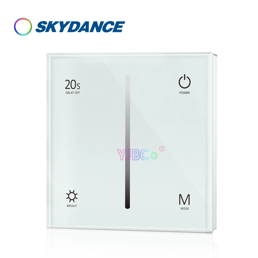 S1-T 110V-220V Ac Triac Touch Glass Panel Dimmer Glass Dimmer Panel Switch Per Single Color Dimmerabile Led Lamp Tape Strip