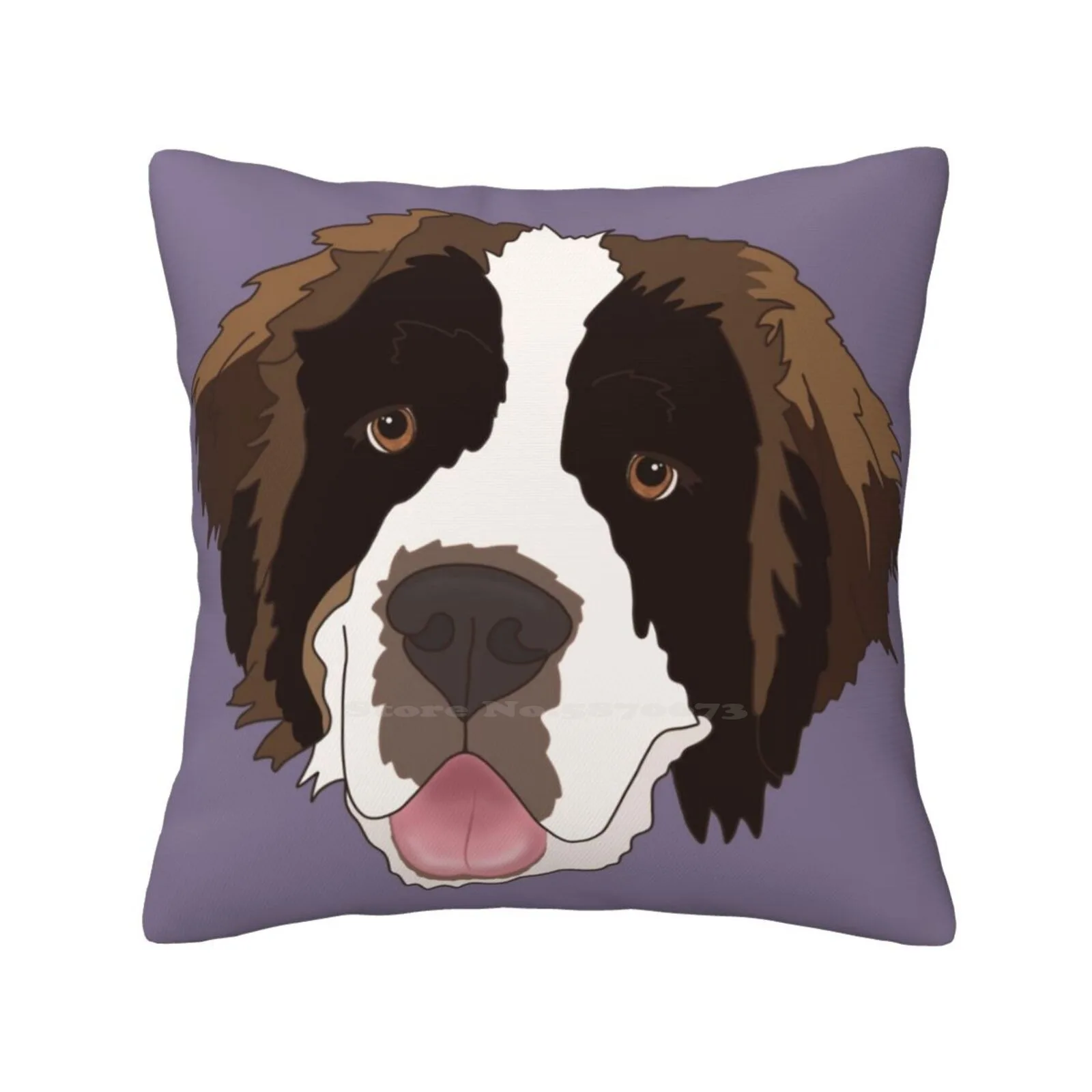 Modello Saint Bernard (Solo Viso) Fodera Per Cuscino Abbraccio Federa Floof Saint Bernard Cani Di Grossa Taglia Gentle Giant St Bernard Puppy Dog
