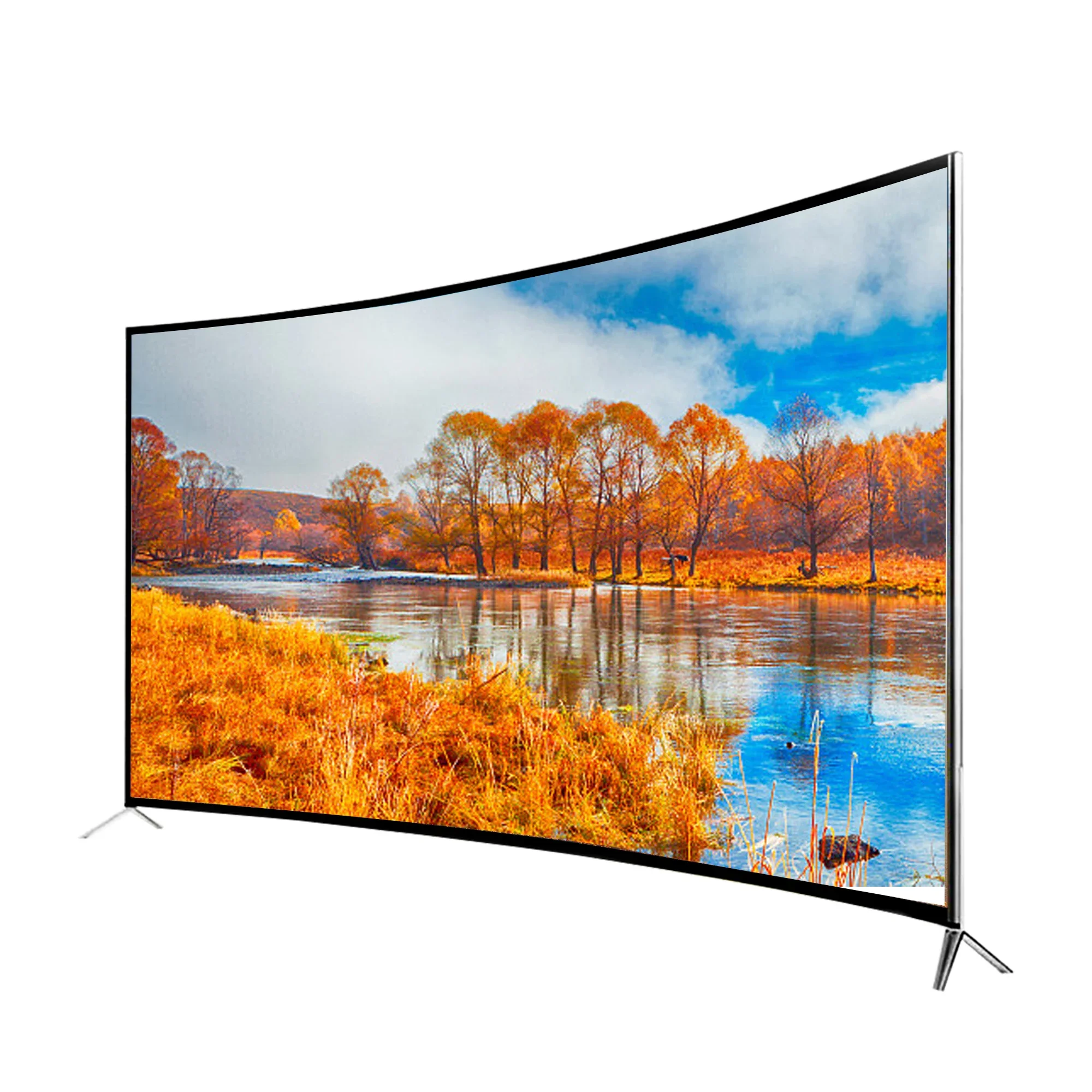 55 Pollici Vendita Calda Nuovo Prodotto Schermo Curvo Tv Led Tv 4K Smart Tv 55 Pollici