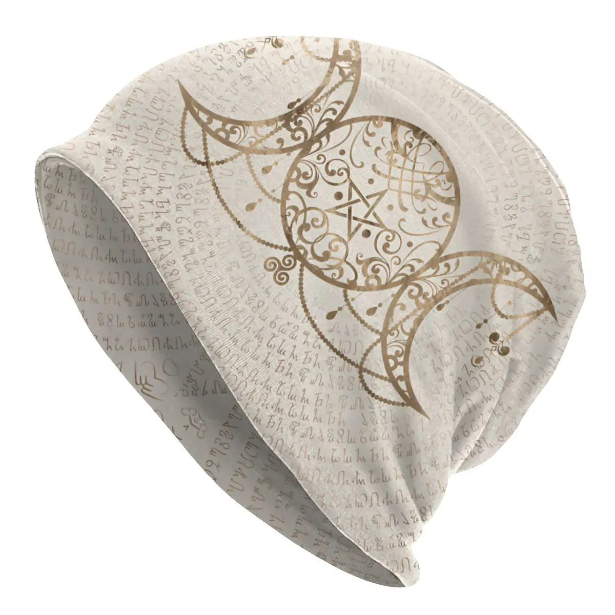 Triple Moon Star Unisex Bonnet Thin Running Cappelli A Doppio Strato Per Uomo Donna