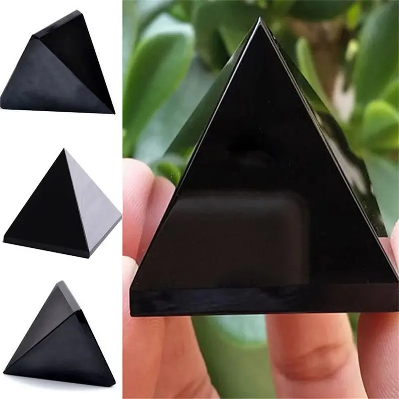 Cristallo Naturale Schungite Black Shungite Pyramid Tower Energy Quartz Reiki Stones Per La Guarigione Fengshui Meditation Decoration