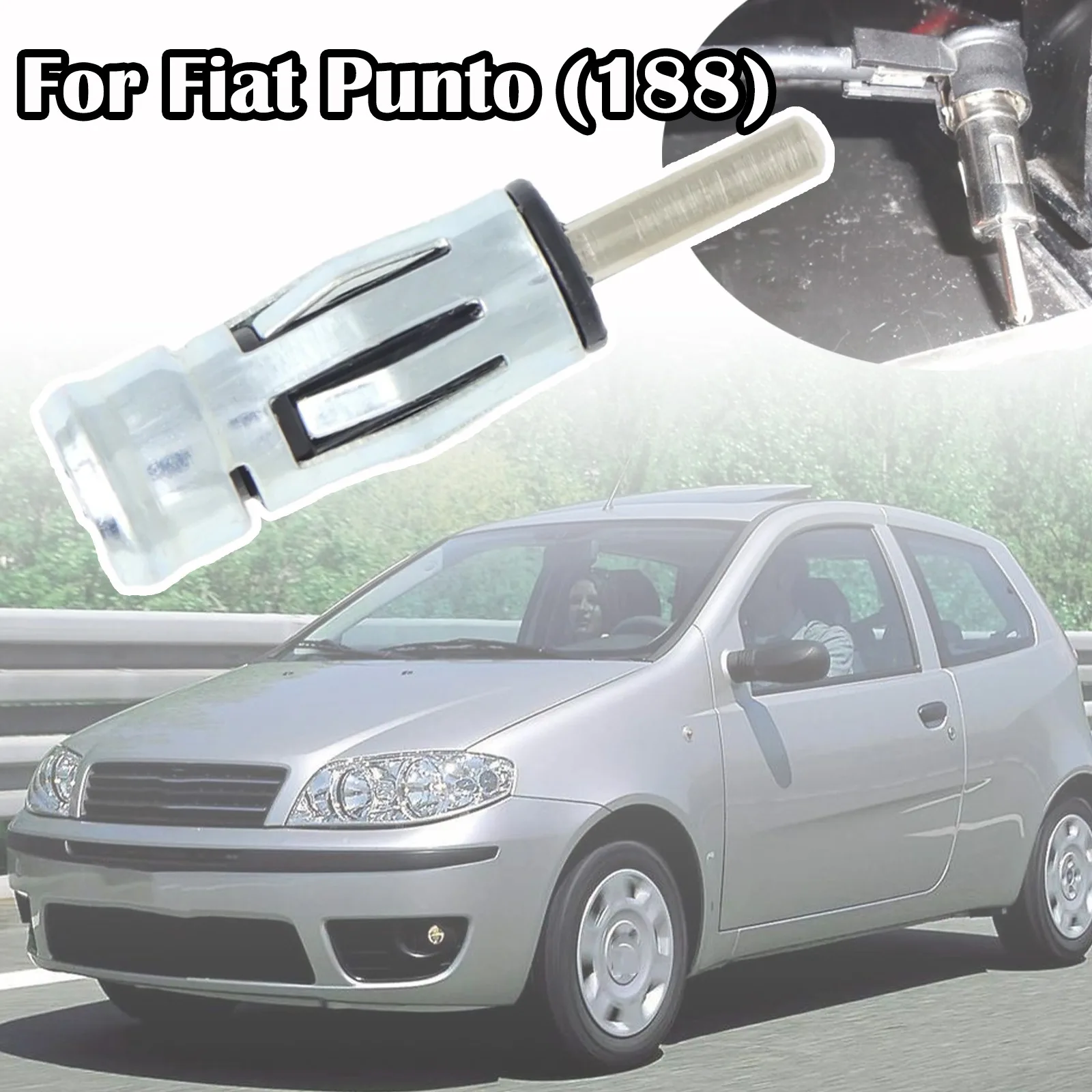 Per Fiat Punto (188) Autoradio Stereo Iso A Din Antenna Antenna Adattatore Albero 1999 - 2002 2003 2004 2005 2006 2007 2008 2009 2010