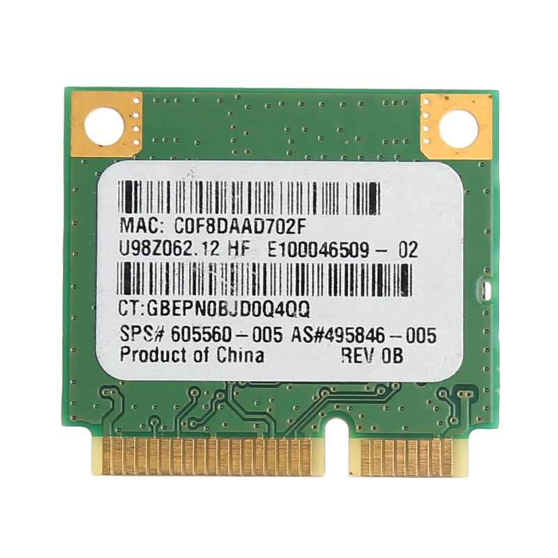Scheda Rete Wireless Half Mini Pci-E Per Adattatore Wifi Pci Atheros Ar9285