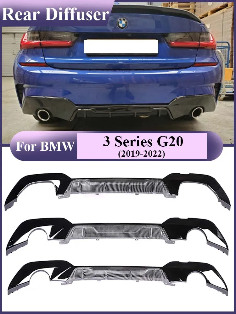 Paraurti Posteriore M Concorrenza Diffusore Spoiler Lip Body Kit Per Bmw Serie 3 M340I 325I 320I G20 G21 2019 2020 2021 M Tech Sport
