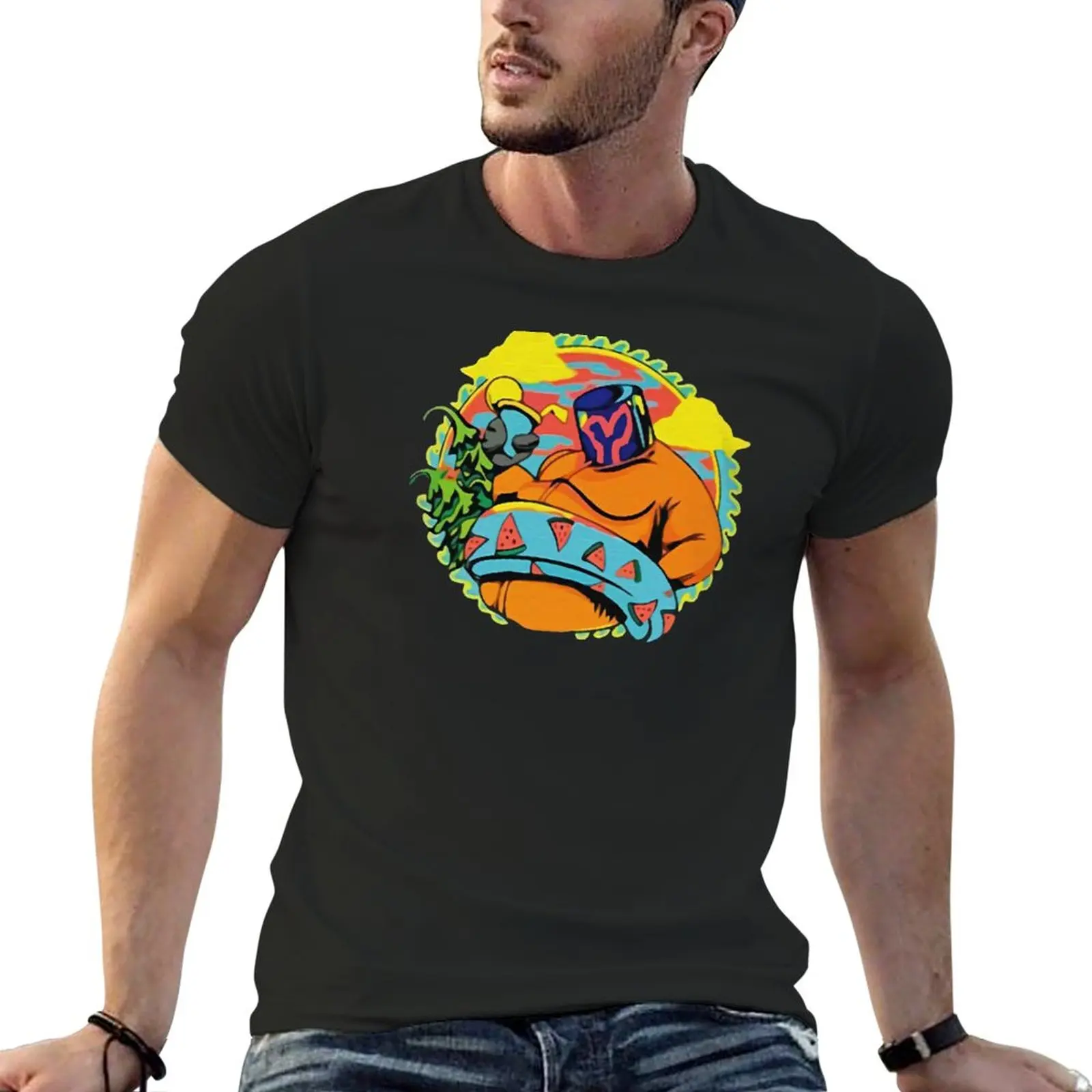T-Shirt T-Shirt Notte Bianca Canna T-Shirt Nera T-Shirt Uomo