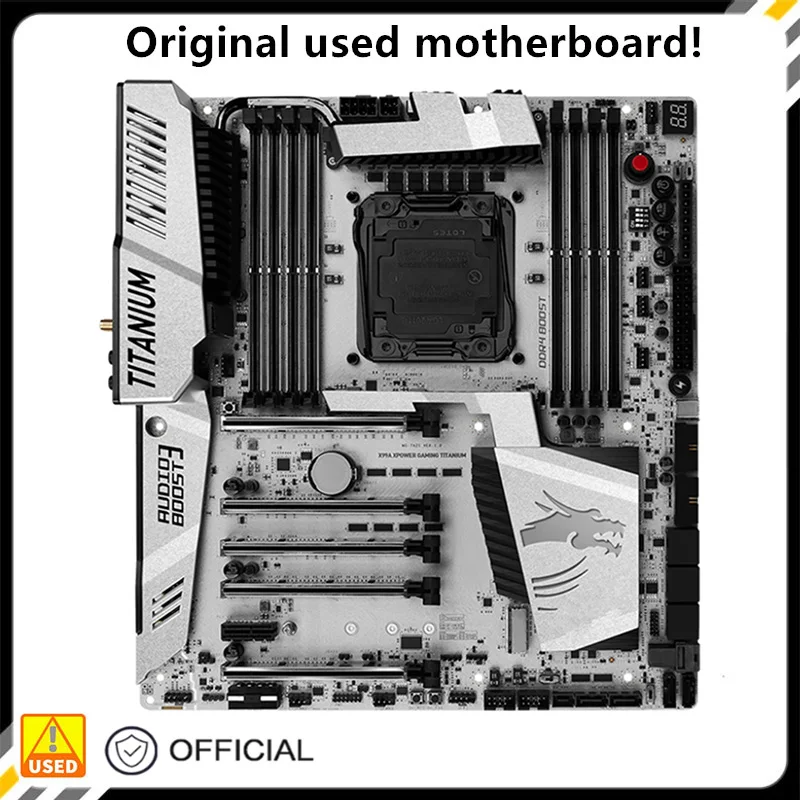 Per X99A Xpower Gaming Titanium Usato Originale Per Intel X99 Socket Lga 2011-3 V3 Ddr4 Scheda Madre Lga2011 Mainboard