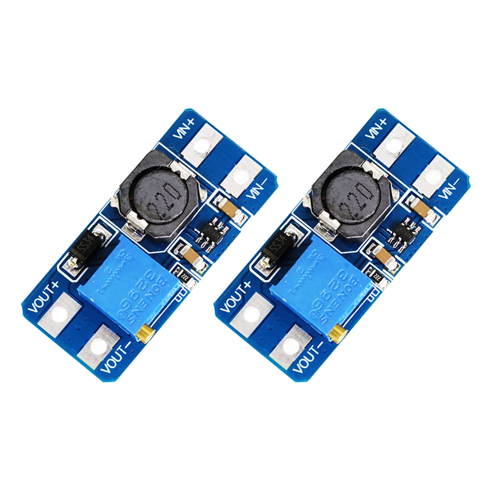 Modulo Booster 2 Pezzi Mini Mt3608 Dc-Dc Modulo Di Alimentazione Booster Ingresso 3V/5V Litro 5V/9V/12V/24V Modulo Di Applicazione Alimentazione Step-
