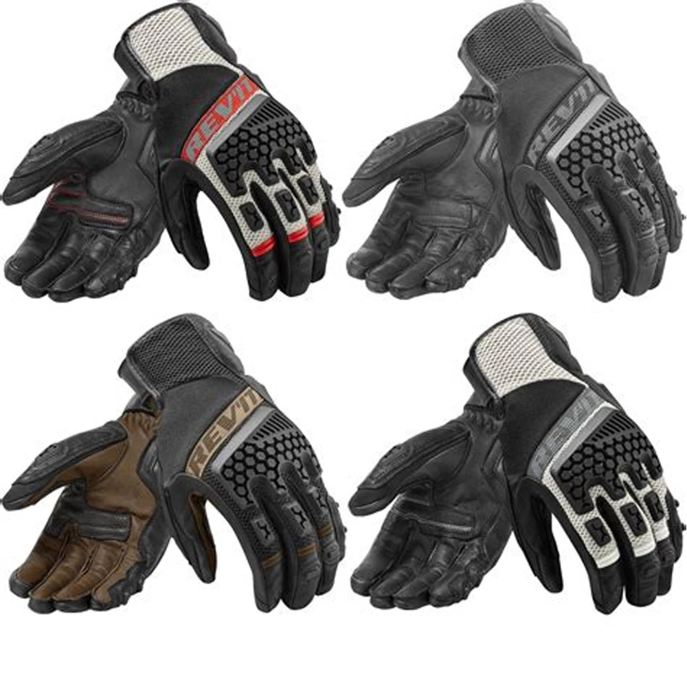 Revit Sand 3 Trial Touch Screen Guanti Moto Motocross Riding Street Dirt Bike Off Road Race