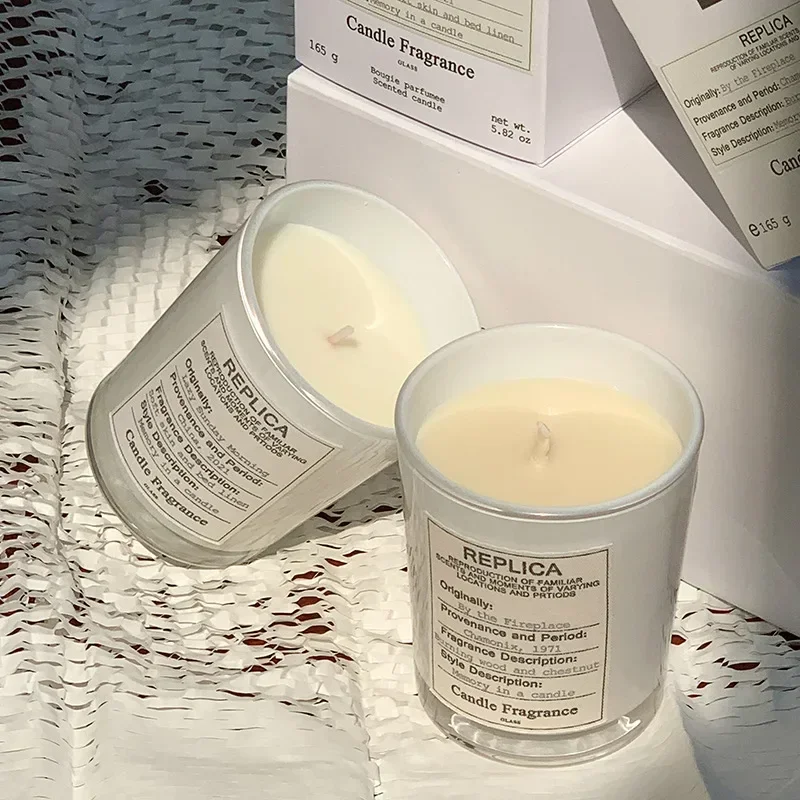 165G Candela Profumata Lazy Sunday Morning Warm Camino Eau De Parfum Deodorante Diffusore Di Fragranze Decorazione Di Incenso Per La Casa