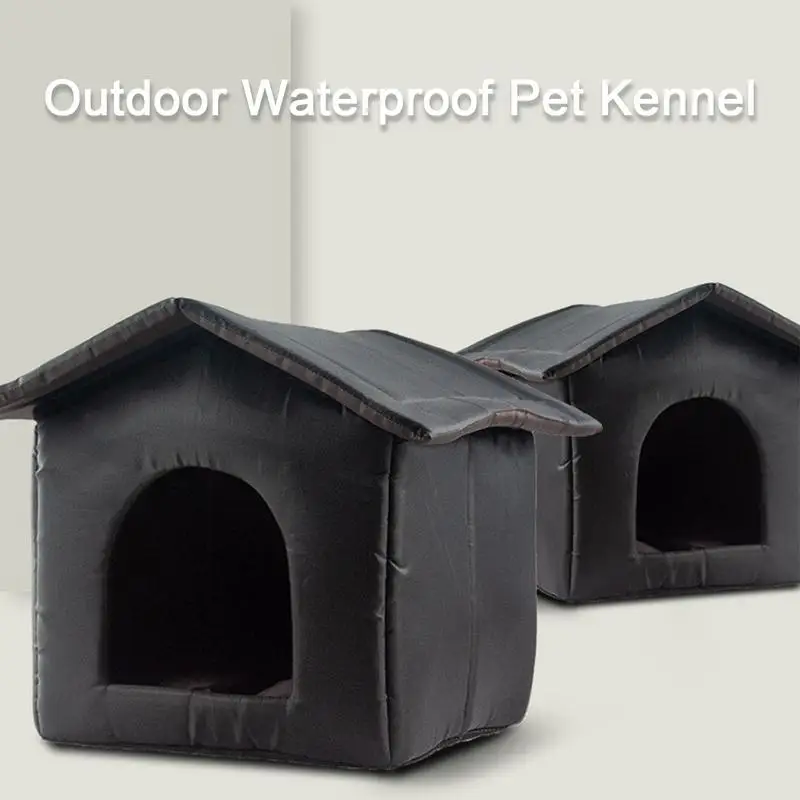 Impermeabile Outdoor Pet House Addensato Cat Nest Tenda Cabin Pet Bed Tenda Shelter Cat Kennel Portatile Travel Nest Pet Carrier