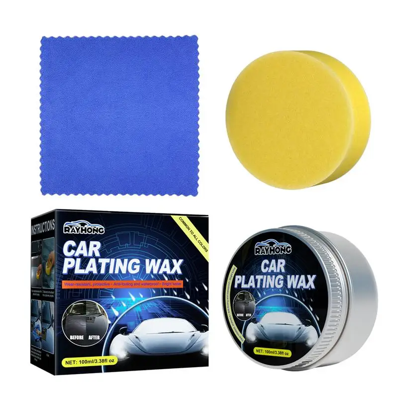 Crystal Car Wax Kit Car Wax Wash Protection Wax Automobile Pulizia Professionale Agente Di Ricondizionamento Kit Di Dettagli Per Auto
