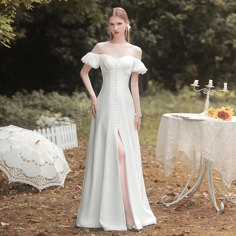 Una Linea Abiti Da Sposa Senza Spalline Abiti Da Sposa Principessa Bianca Abiti Da Sposa