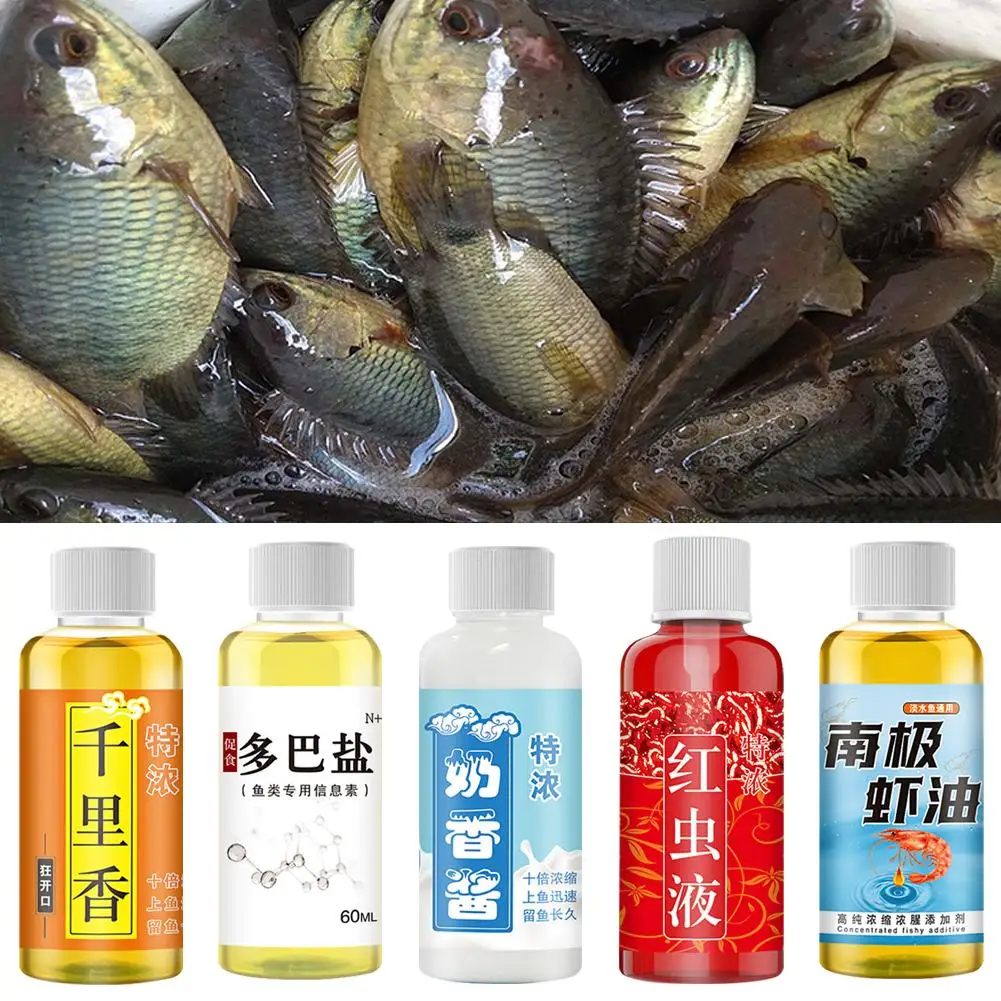 Pesce Attrattivo Verme Rosso Liquido Sei Armonie Dopa Concentrato Salsa Di Pesca Uovo Profumato Lombrico Mangime Latte Esca Sale D0K2