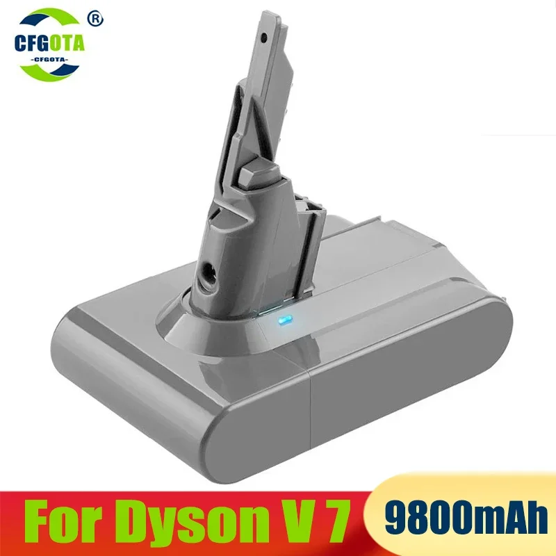 Batteria 21.6V 9800Mah Per Dyson V7 Sv11 Series Pre-Filtri Hepa Post-Filtri Sostituzioni Compatibili Aspirapolvere Cordless V7