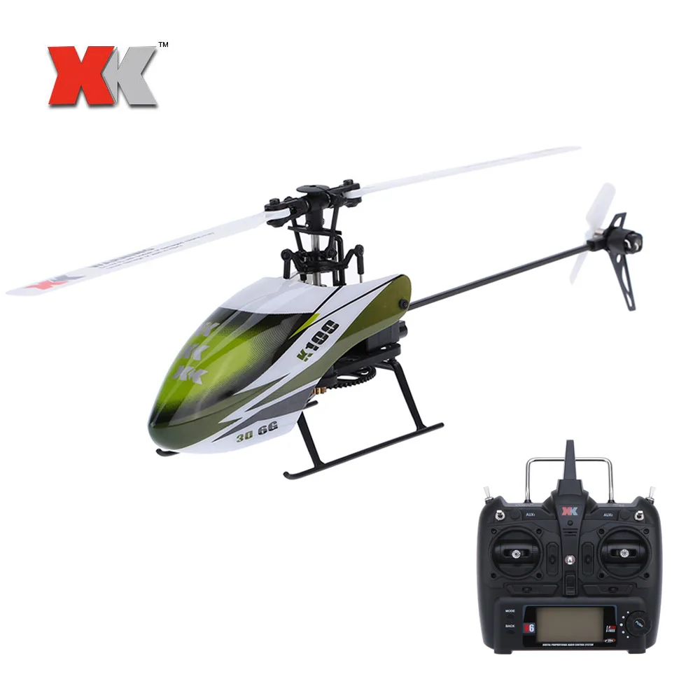Originale Xk Falcon K100 Rc Elicottero 6Ch 3D 6G Sistema Rtf Rc Elicottero 120M Distanza Di Controllo Remoto Rc Elicottero Giocattolo Per Bambini