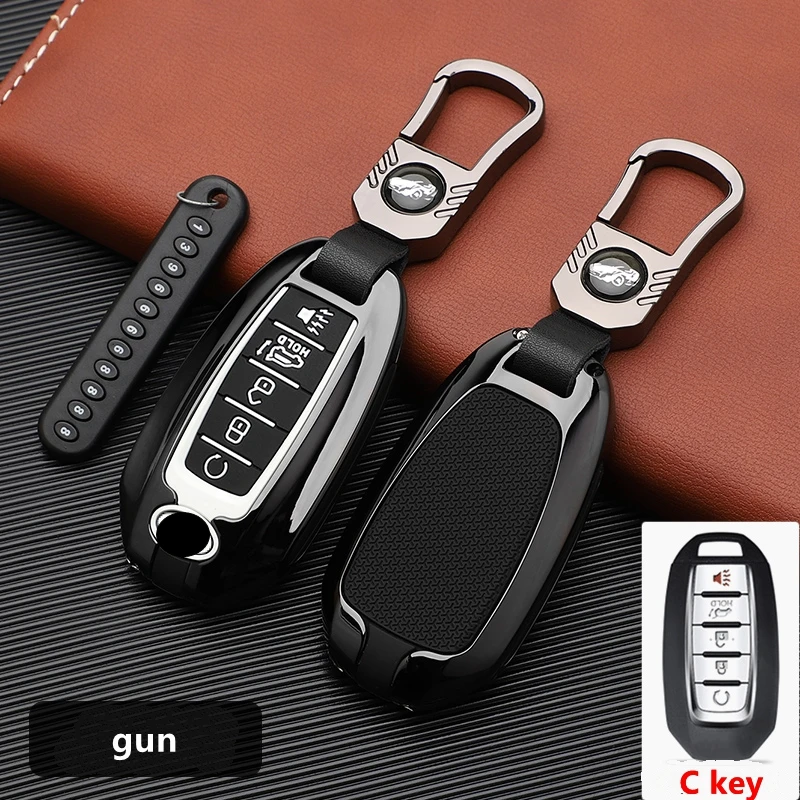 Car Key Protect Shell Cover Cover Per Infiniti Qx50 Qx60 Q70L 2020 Smart Remout Fob Key Accessori
