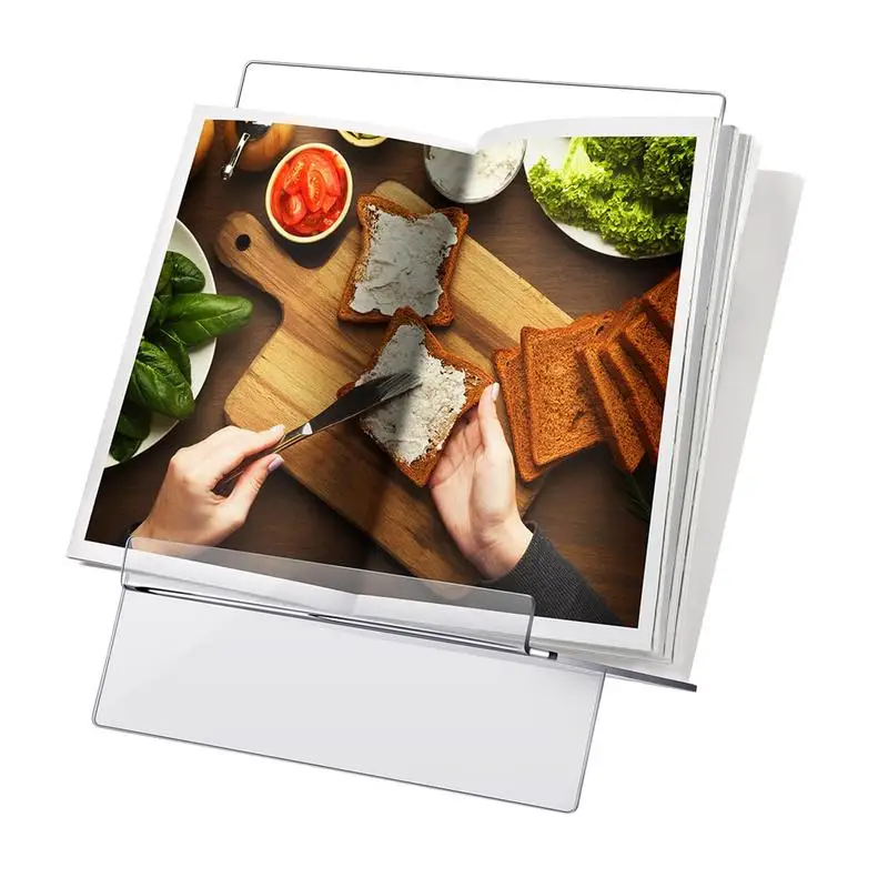 Supporto Per Libri Di Cucina In Acrilico Scaffale Per Libri In Acrilico Trasparente Trasparente Scaffale Decorativo Per Cucina Supporto Per Libri Da C
