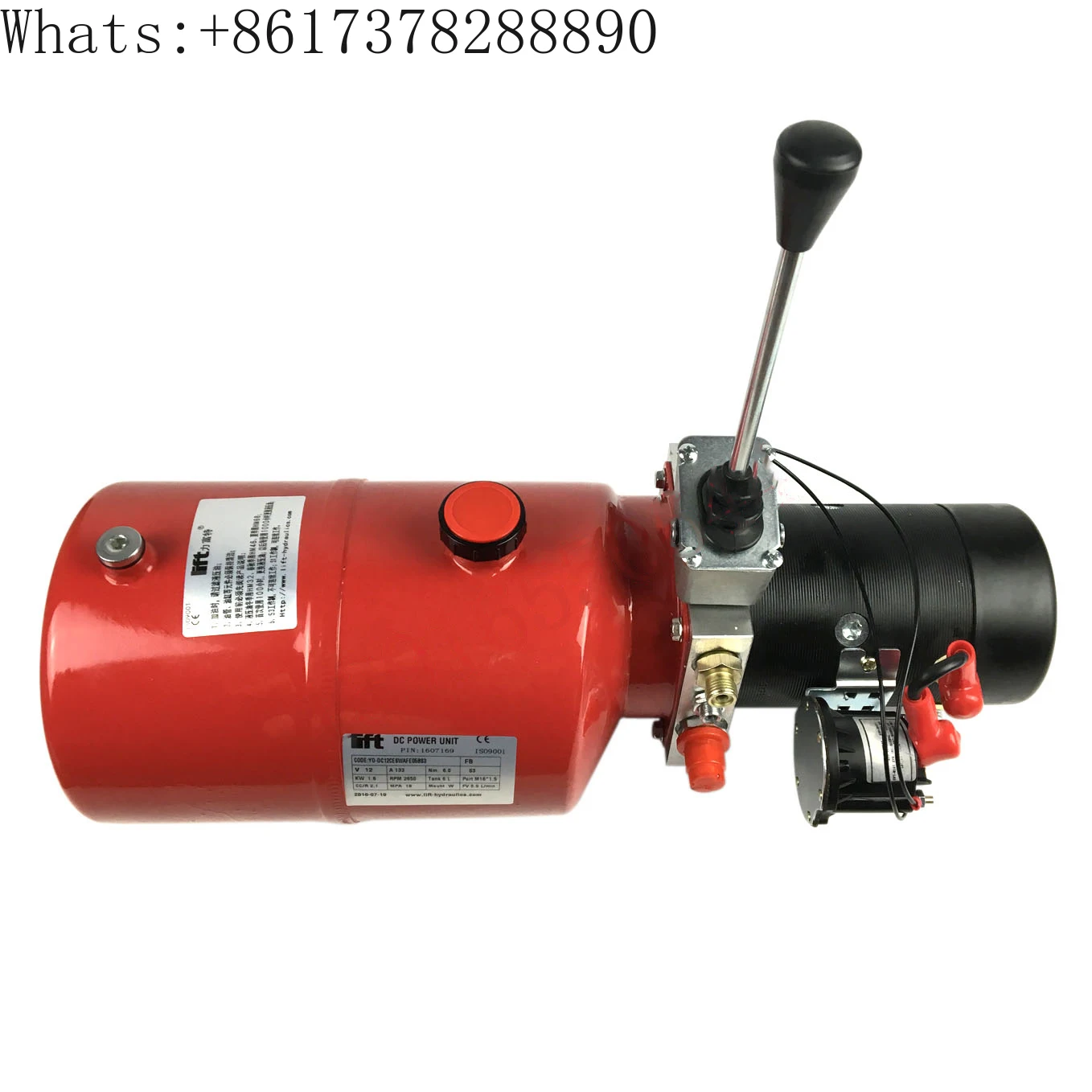 Carrello Elevatore Elettrico 12 V1.6Kw Booster Impilatore Semi Elettrico Dc Power Motor Pump Station Assembly Power Unit