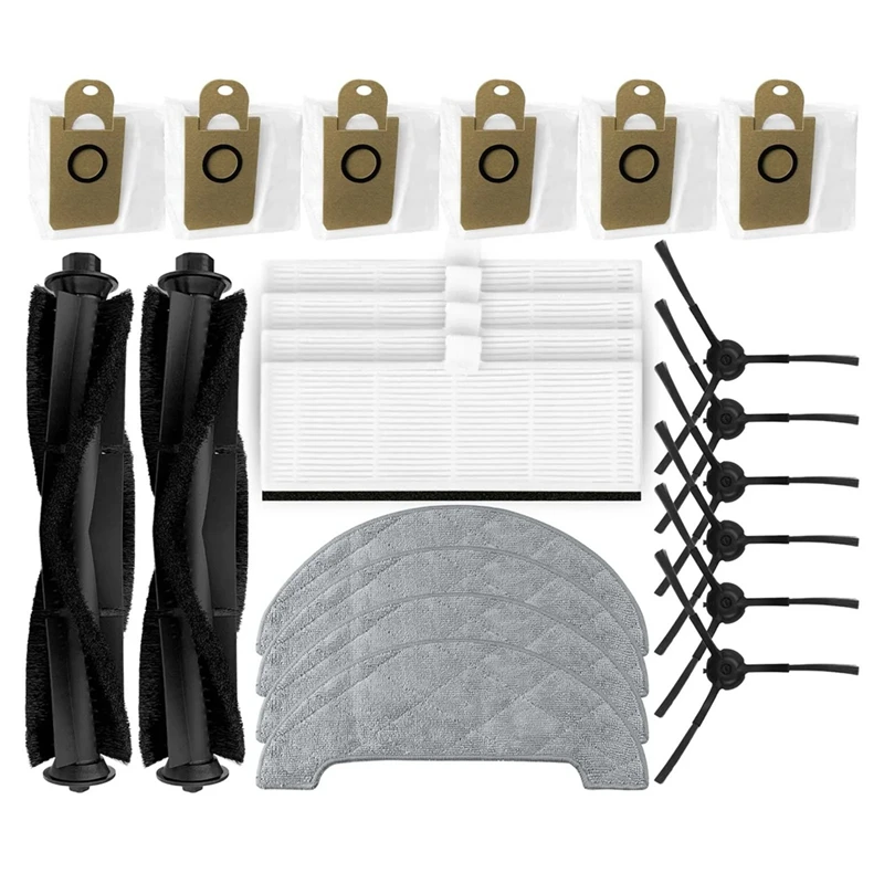 Per Imou L11, L11 Pro, Honiture Q6 Pro, Tornesar L6 Pro, Airrobo T10 +, Arnagar S8 Pro Parts Main Side Brush Filter Mop