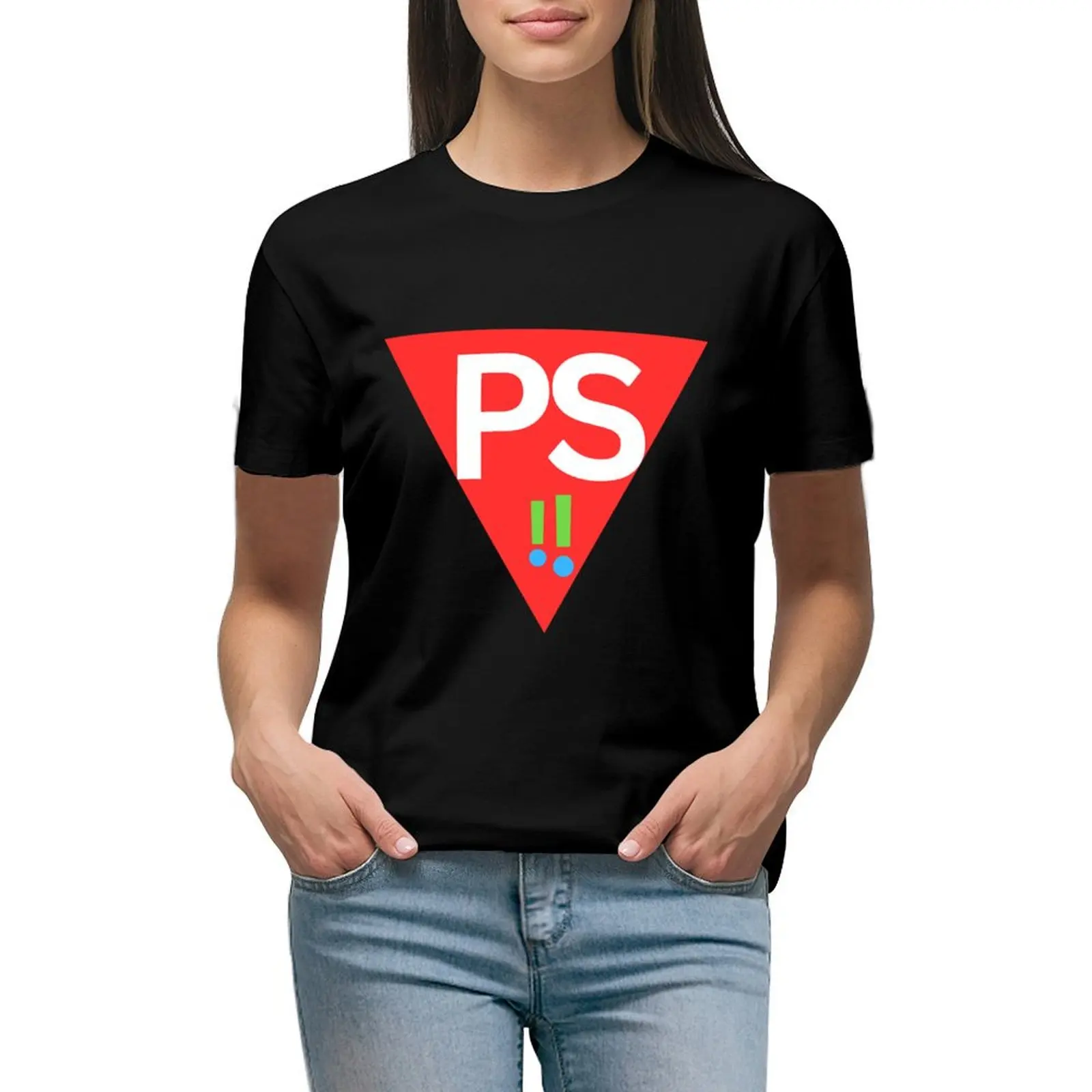 Ps T-Shirt Cute Top Summer Top Camicie Oversize Ariat Per Donna