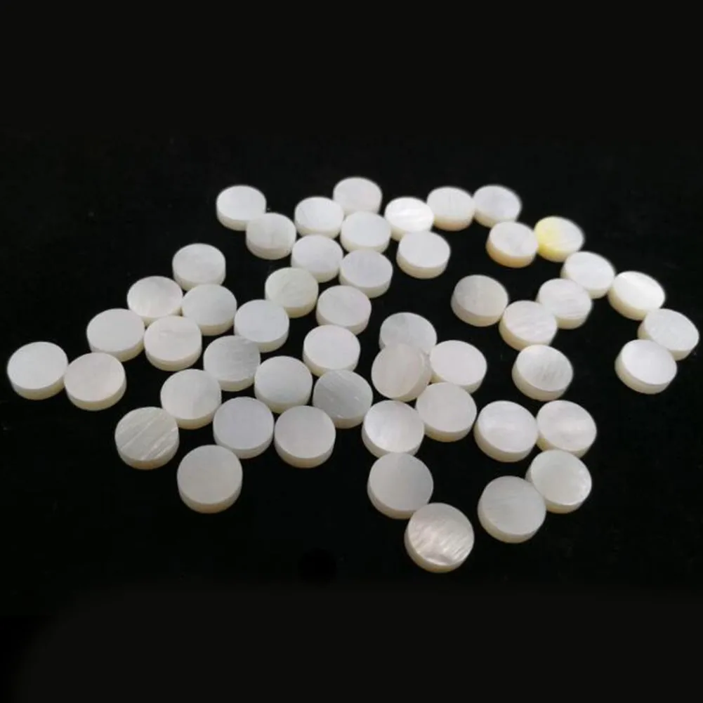 Accessori Banjo Bass Fingerboard Tone Point For Guitar Mandolino White 12 Pcs 6Mm Pearl Inlay Dots Ukulele Nice Best Brand New