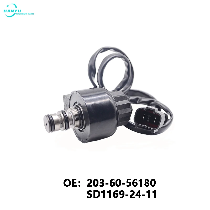 Nuova Elettrovalvola Di Vendita Calda Di Alta Qualità 203-60-56180 Sd1169-24-11 Per L'Escavatore Pc60-5 Pc60-6 Pc120-5