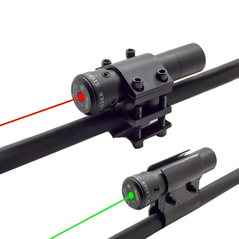 Tactical Red Laser Sight Metal Green Laser Seed Night Vision Sniper Mirando Mirino Laser Da Caccia Antivibrante Regolabile