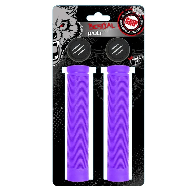Coppia Maniche Bestial Wolf Rs81, Speciale Per Scooter Pro. Il Gommato È Morbido Al Tatto. Nuova Dimensione 155Mm.