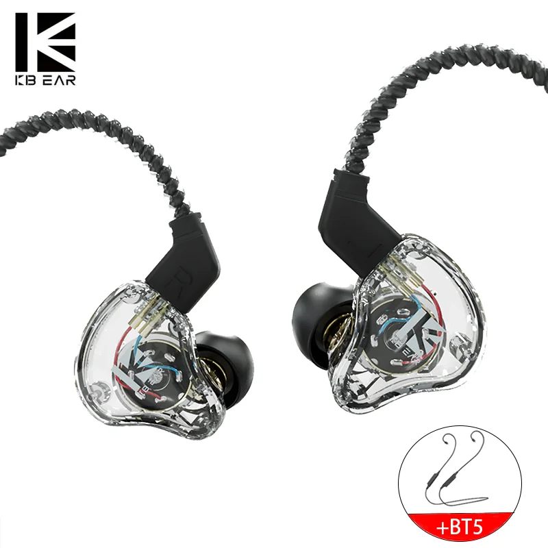 Kbear Ks1 In Ear Monitor Auricolare Dual Magnectic Circuit Cuffie Cablate Dinamiche Auricolari Bassi Profondi Cancellazione Del Rumore Kbear Ks1 Iem