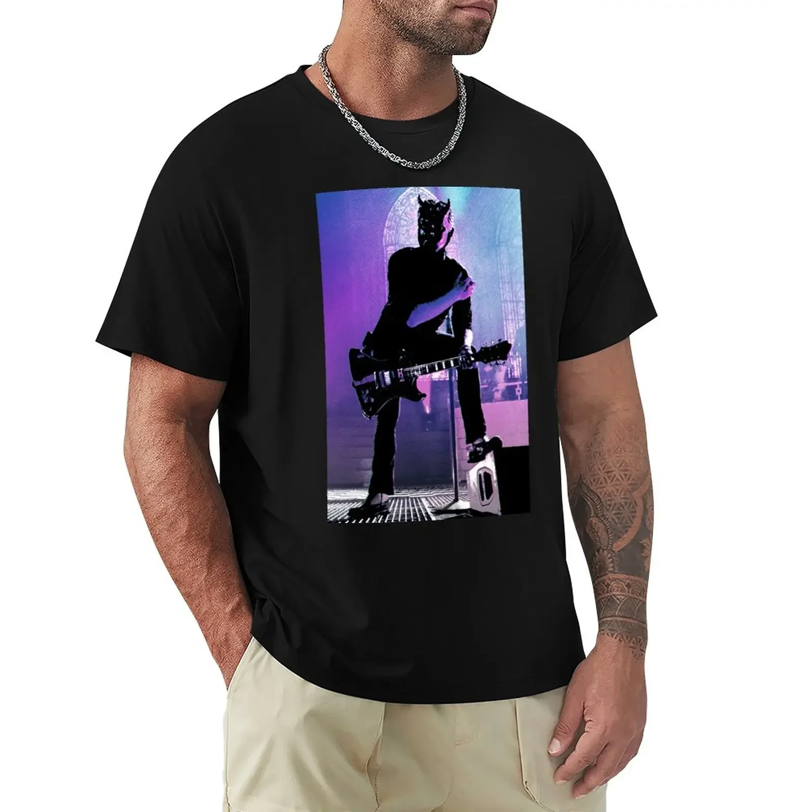 Ghost Nameless Ghoul T-Shirt Summer Top Blanks T-Shirt Oversize Da Uomo