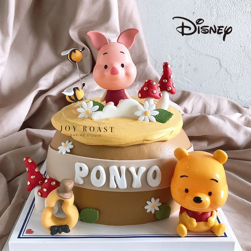 Disney Tigger Dolls Anime Figures Tigger Winnie The Pooh Maialino Tema Studente Decorazione Di Moda Bambini Regali Di Compleanno Carini