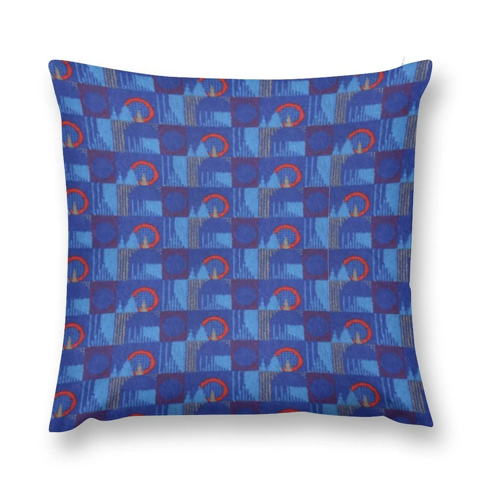 Central, Victoria, Jubilee E Northern Line - London Coprisedile Sotterraneo Moquette Throw Pillow Decor