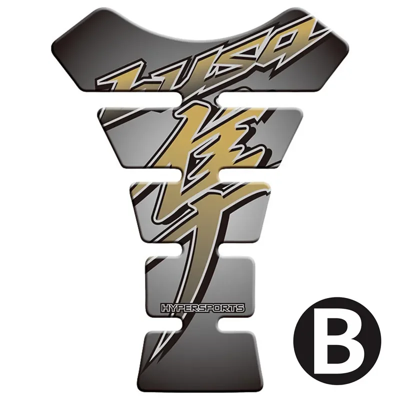 Per Suzuki Hayabusa Gsx1300R Gsxr1300 Moto Tank Pad Protector 3D Gel Sticker Decalcomania-B