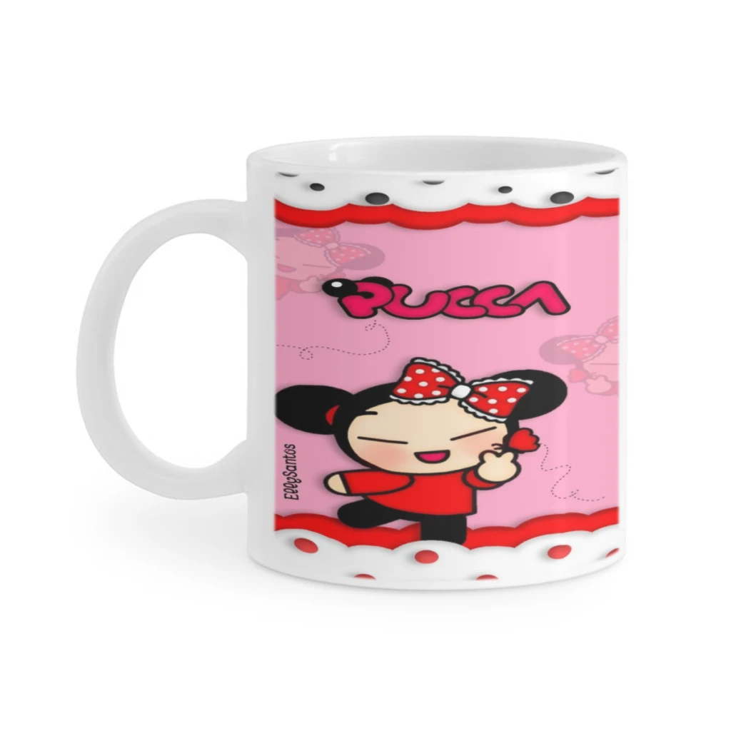 Simpatico Cartone Animato Pucca Garu Ceramica Tazze Da Caffè Tazza Da Tè Tazze Da Latte Regali Bicchieri Da Caffè