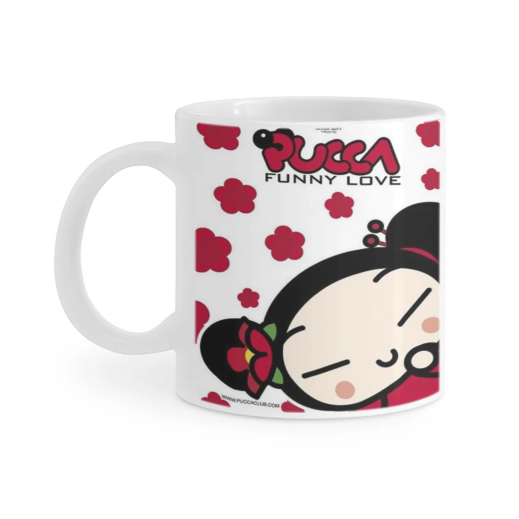 Simpatico Cartone Animato Pucca Garu Ceramica Tazze Da Caffè Tazza Da Tè Tazze Da Latte Regali Bicchieri Da Caffè