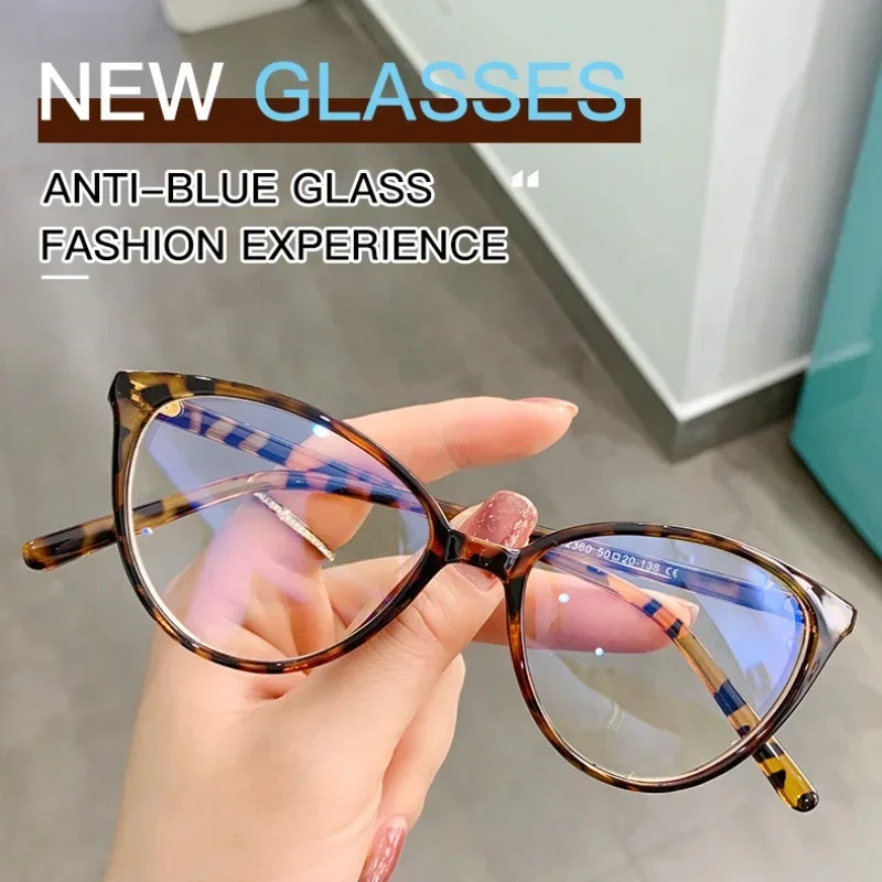 Moda Donna Uomo Pc Frame Anti-Uv Blue Rays Occhiali Computer Occhiali Occhiali Occhiali Vision Care Classic Cat Eye Glasses2023