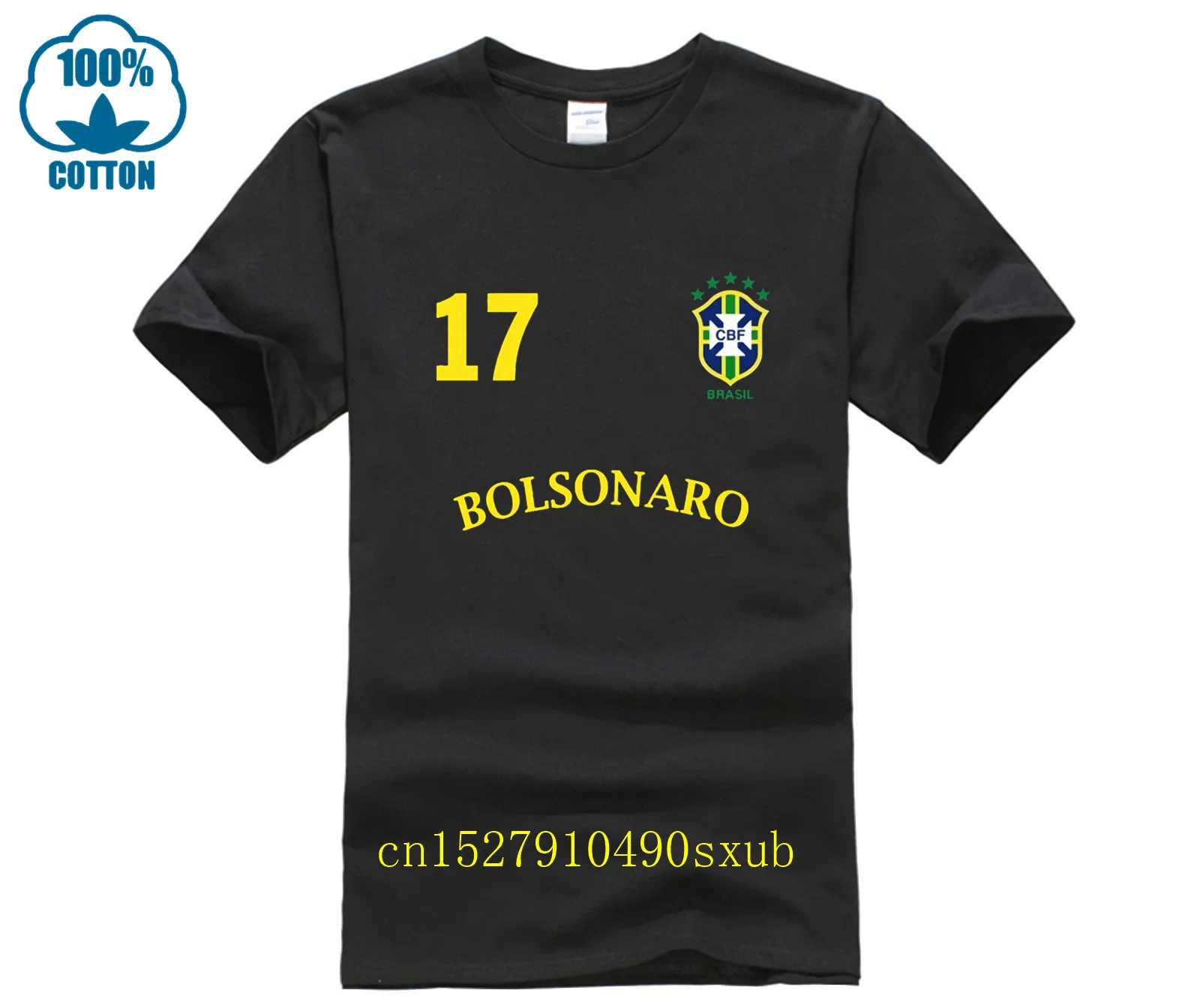Numero Sul Retro Voto 17 Bolsonaro Presidente T Shirt Black Navy Jacket Croazia Leather Denim