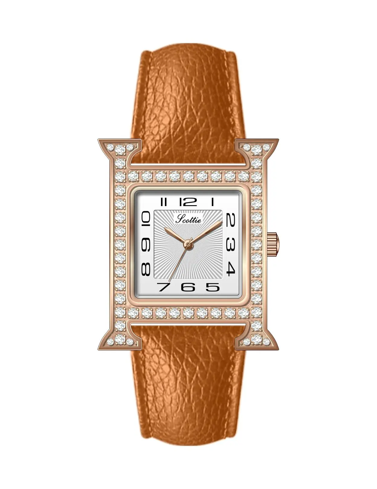 Fashion Lucky Banquet Light F S Casual Ladies Square Watch Diamond Alligator Color Orologio Al Quarzo Da Donna