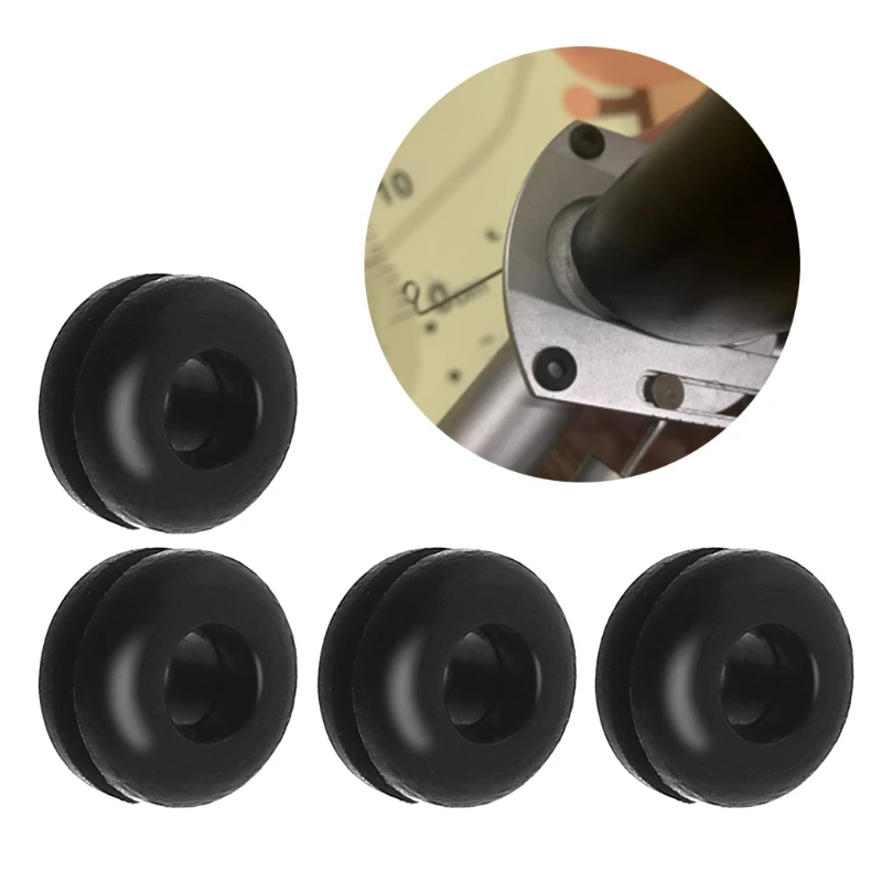 Passacavi Per Piastre Da Letto 4 Pezzi Gomma Nera Compatibile Con Sme- 3009 3012 Sme- 3009 3012 Passacavi Per Piastre Di Base