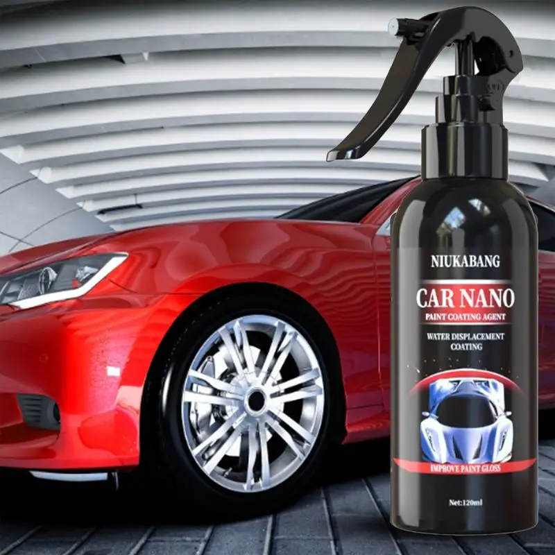 120Ml Car Detailing Nano Coating Spray Quick Coat Products Accessori Per Auto Strumento Di Ripristino In Plastica Nano Glass Per Suv Sedan Truck